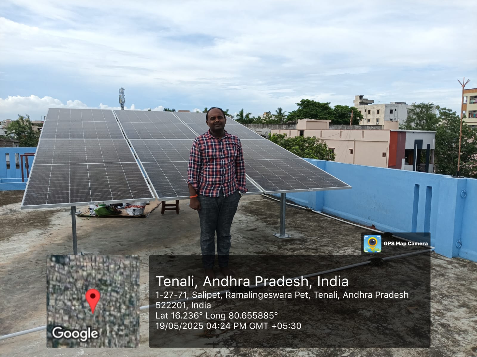 Family enjoying solar benefits